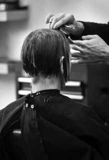 Professional hair cutting at Eurocuts salon